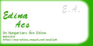 edina acs business card